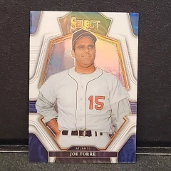 2023 Panini Select #174 Joe Torre Premier Level White Prizm 114/149 Atlanta